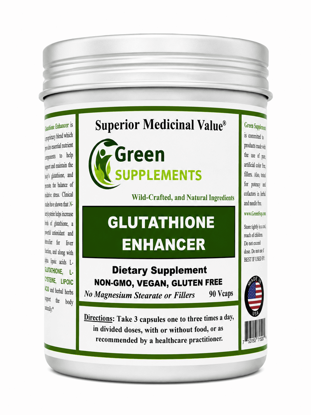 Glutathione Enhancer, Natural, Antioxidant – Green Organic Supplements