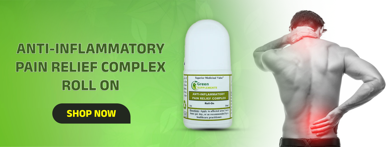 Anti-Inflammatory Pain Relief Roll On
