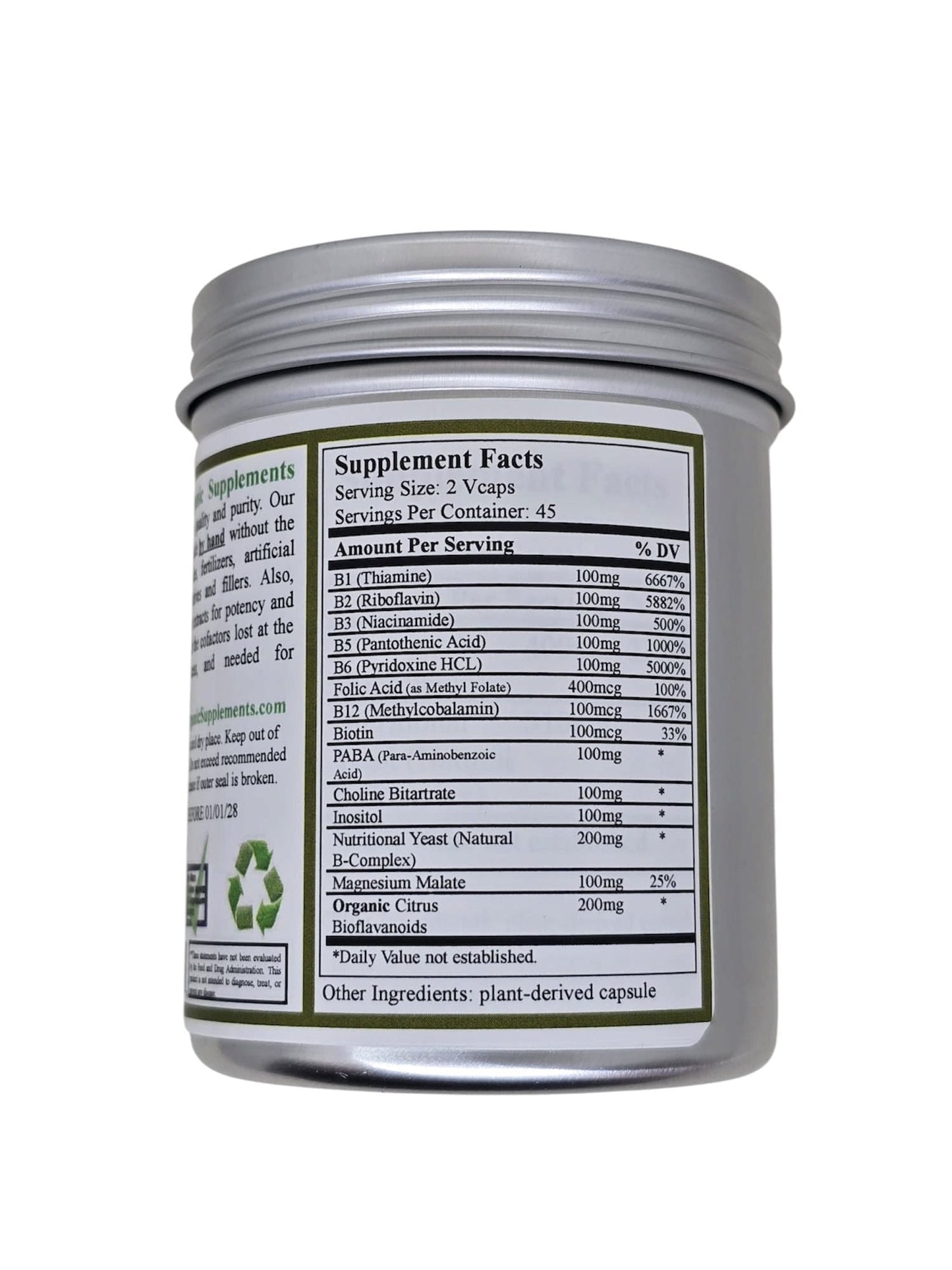 Vitamin B-Complex, Full spectrum, B Complex