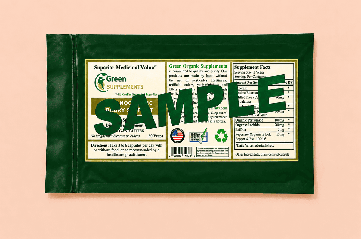 Green Supplements sample pouch