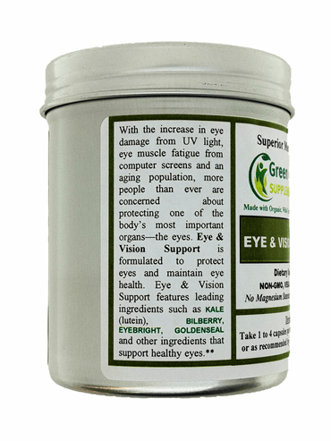 Buy organic supplements - Eye and Vision Support