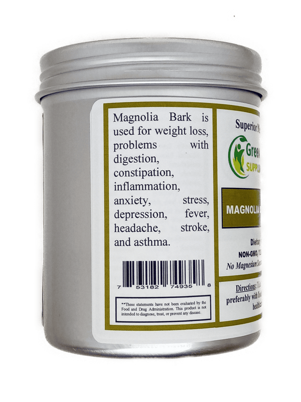 Magnolia Bark Green Organic Supplements