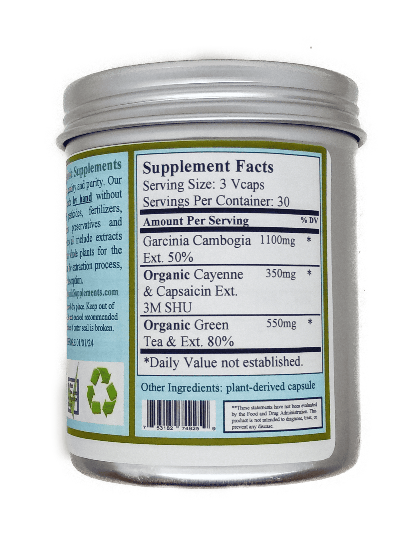 Garcinia Cambogia, Super, Weight Loss