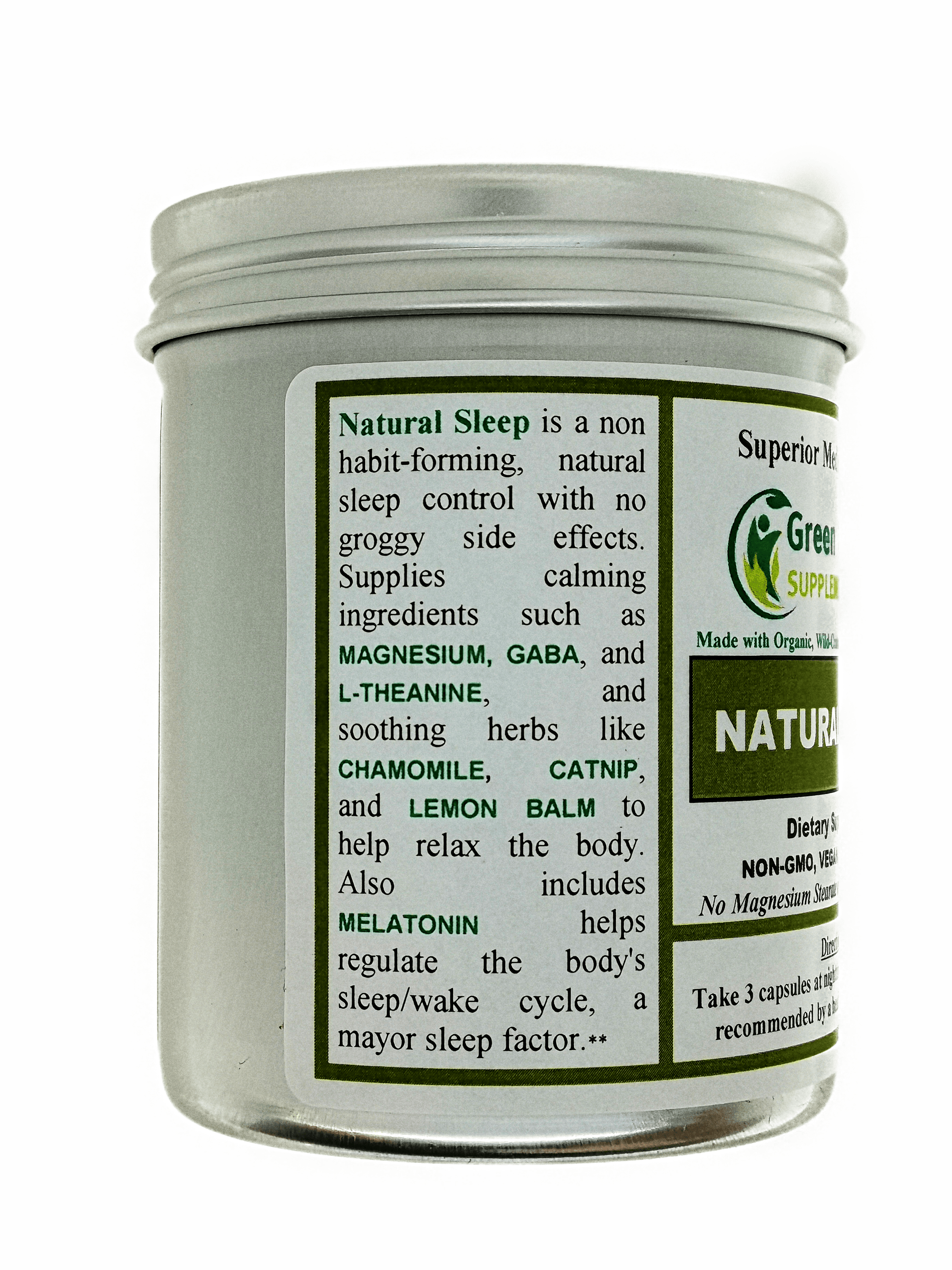 Buy organic supplements - Natural sleep by Green organic supplements