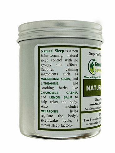 Buy organic supplements - Natural sleep by Green organic supplements