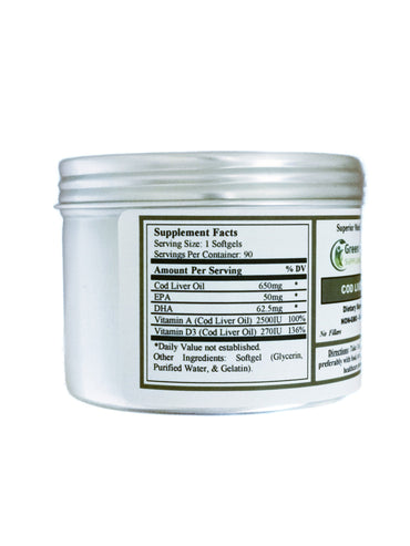 Cod Liver Oil, Vitamin A, Vitamin D3 from Norway