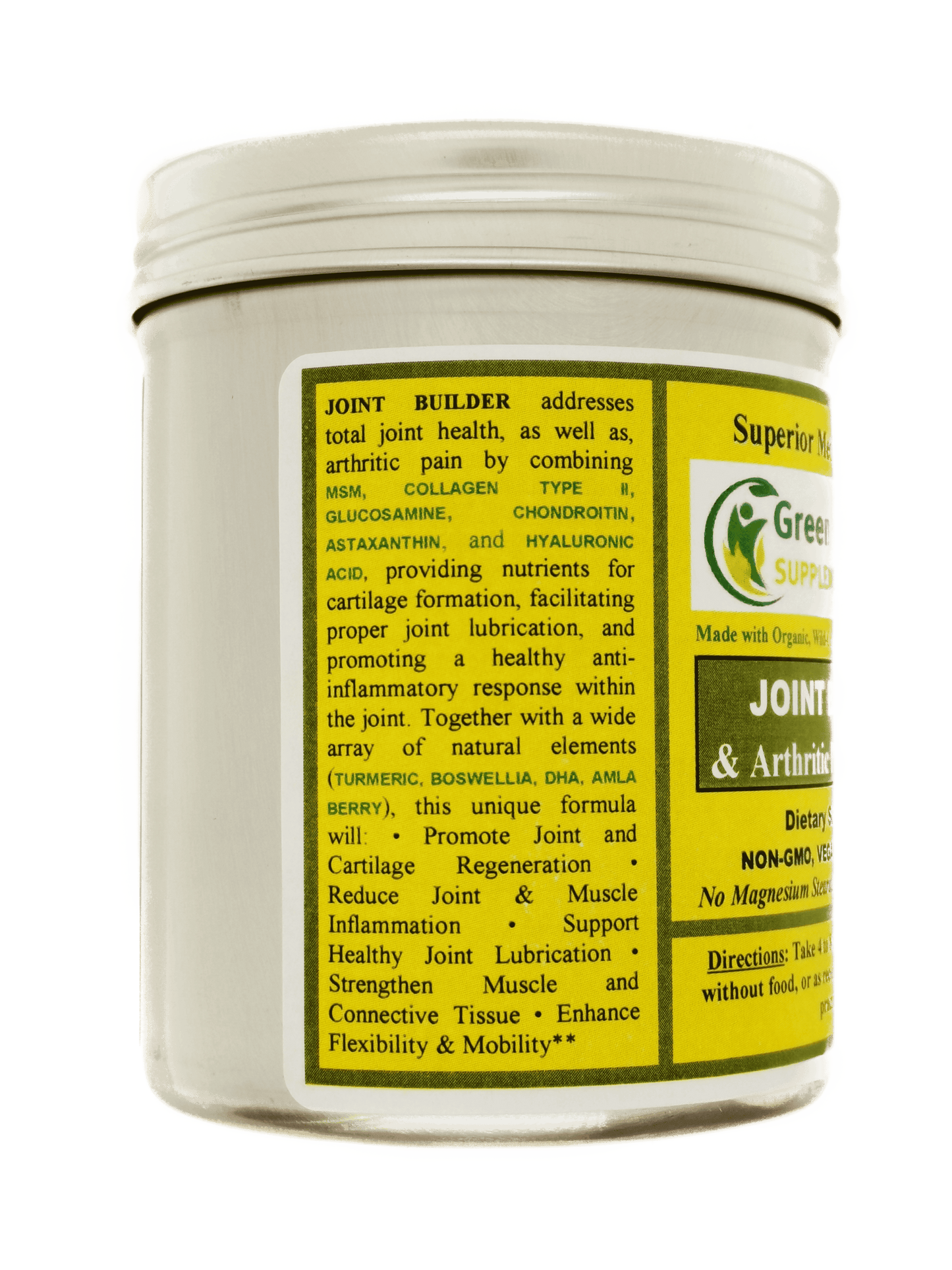 Natural Joint Pain Relief Supplements -Green Organic Supplements