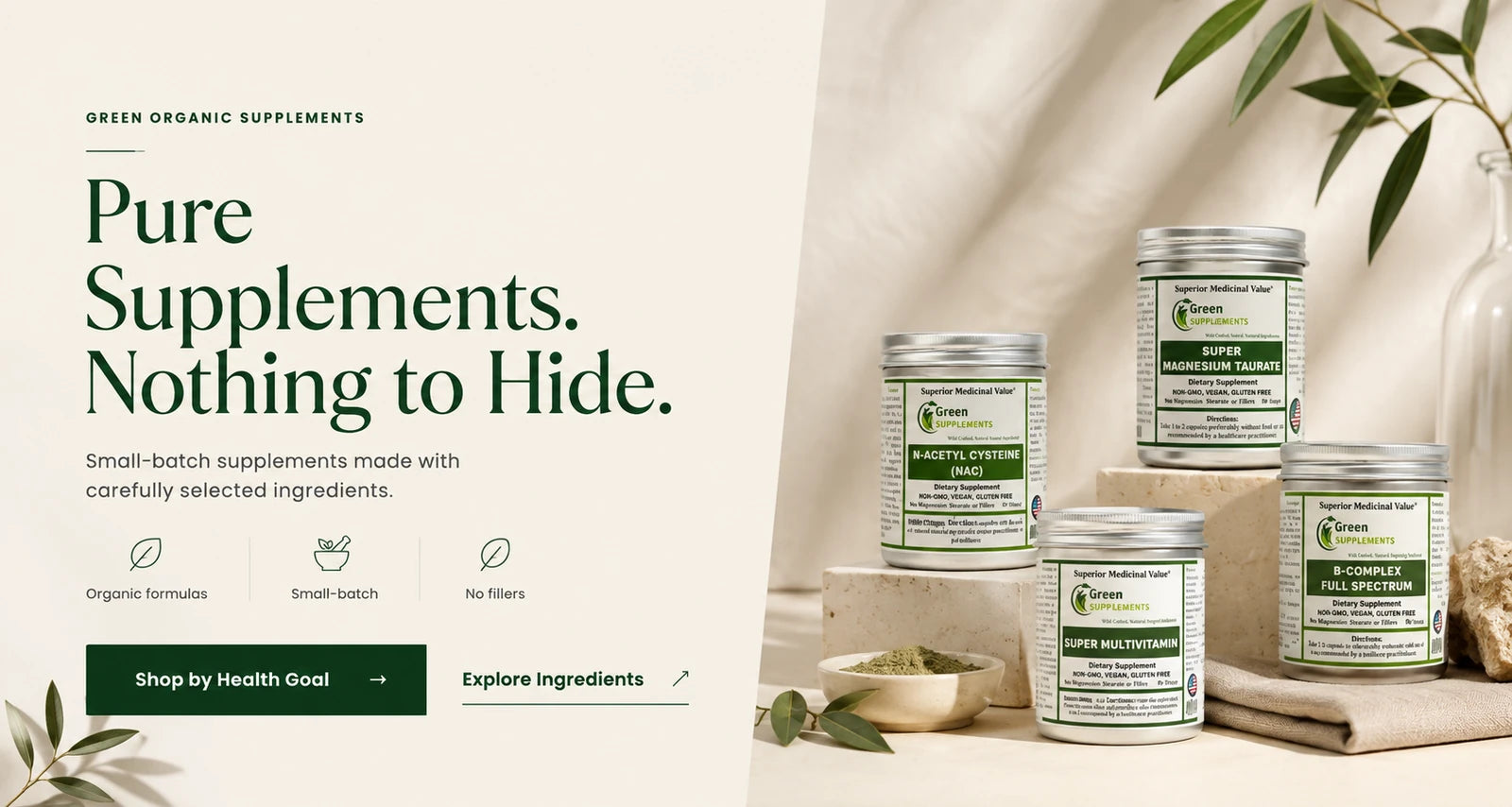 Green Organic Supplements