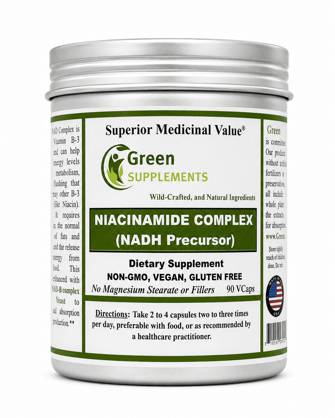Niacinamide, Niacin, NAD, NADH