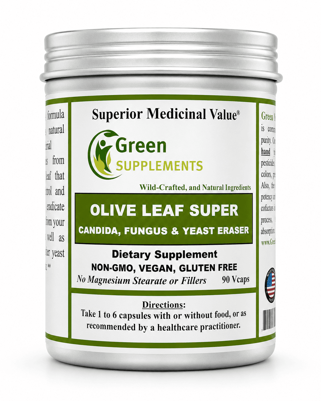Olive Leaf, Candida, Yeast, H-Pylori, Fungus