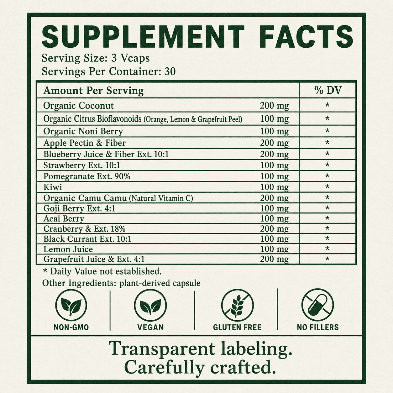 Fruit Multivitamin, Polyphenol, Super