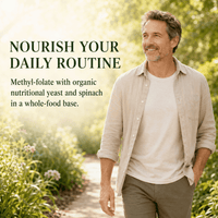 Methyl-Folate, Folic Acid, Whole Food Base