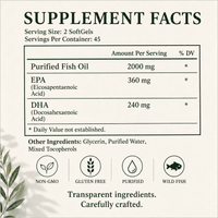 Fish Oil From Wild Fish, Omega 3