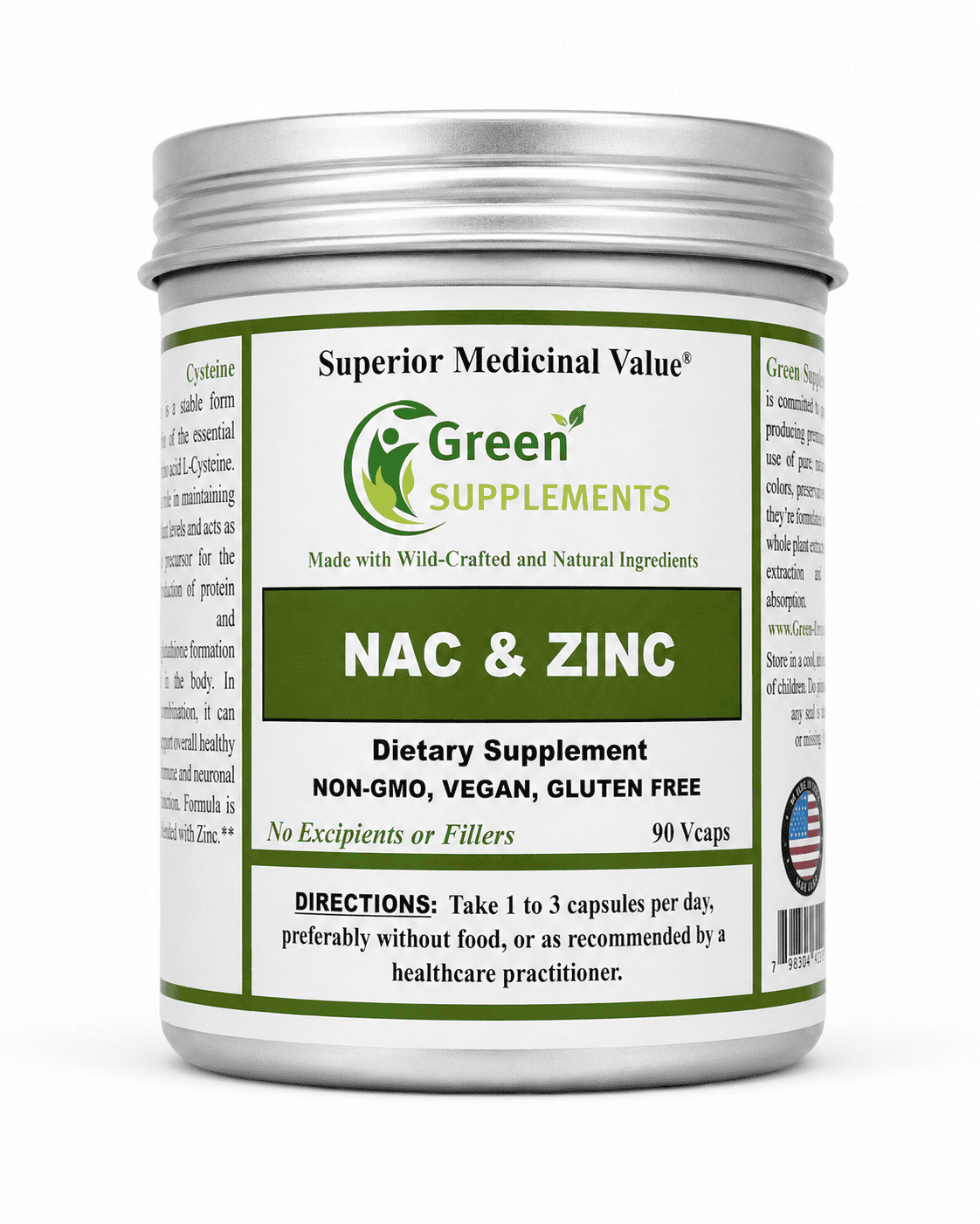 NAC & Zinc, N-Acetyl Cysteine, Zinc