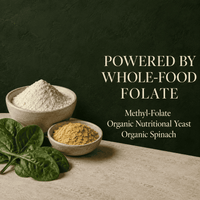 Methyl-Folate, Folic Acid, Whole Food Base
