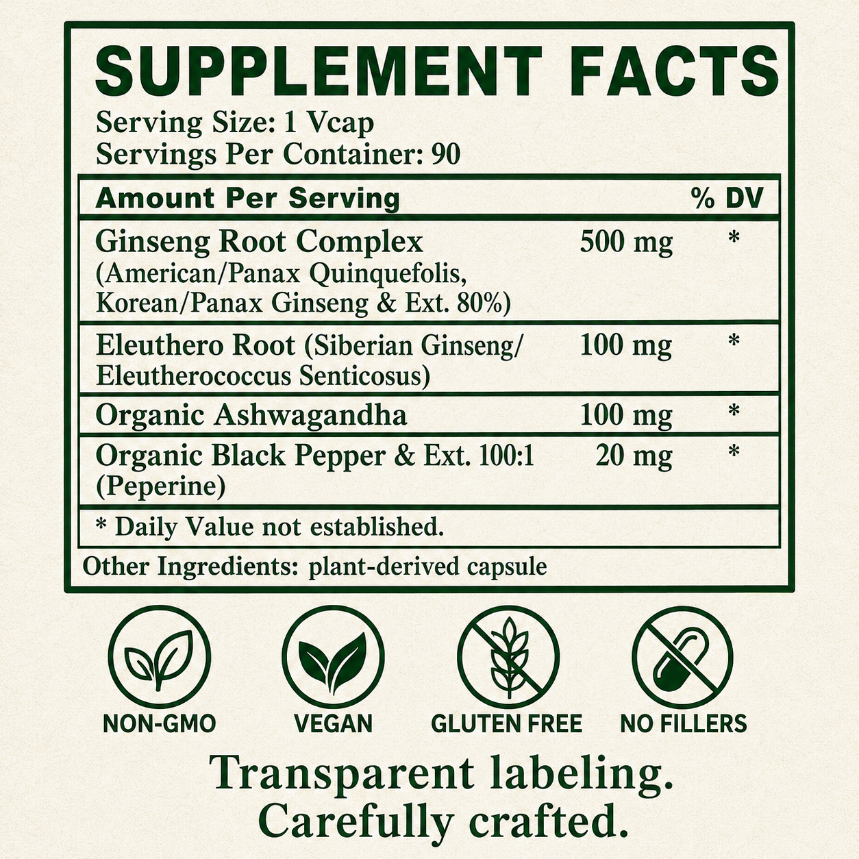 Ginseng Root, Panax