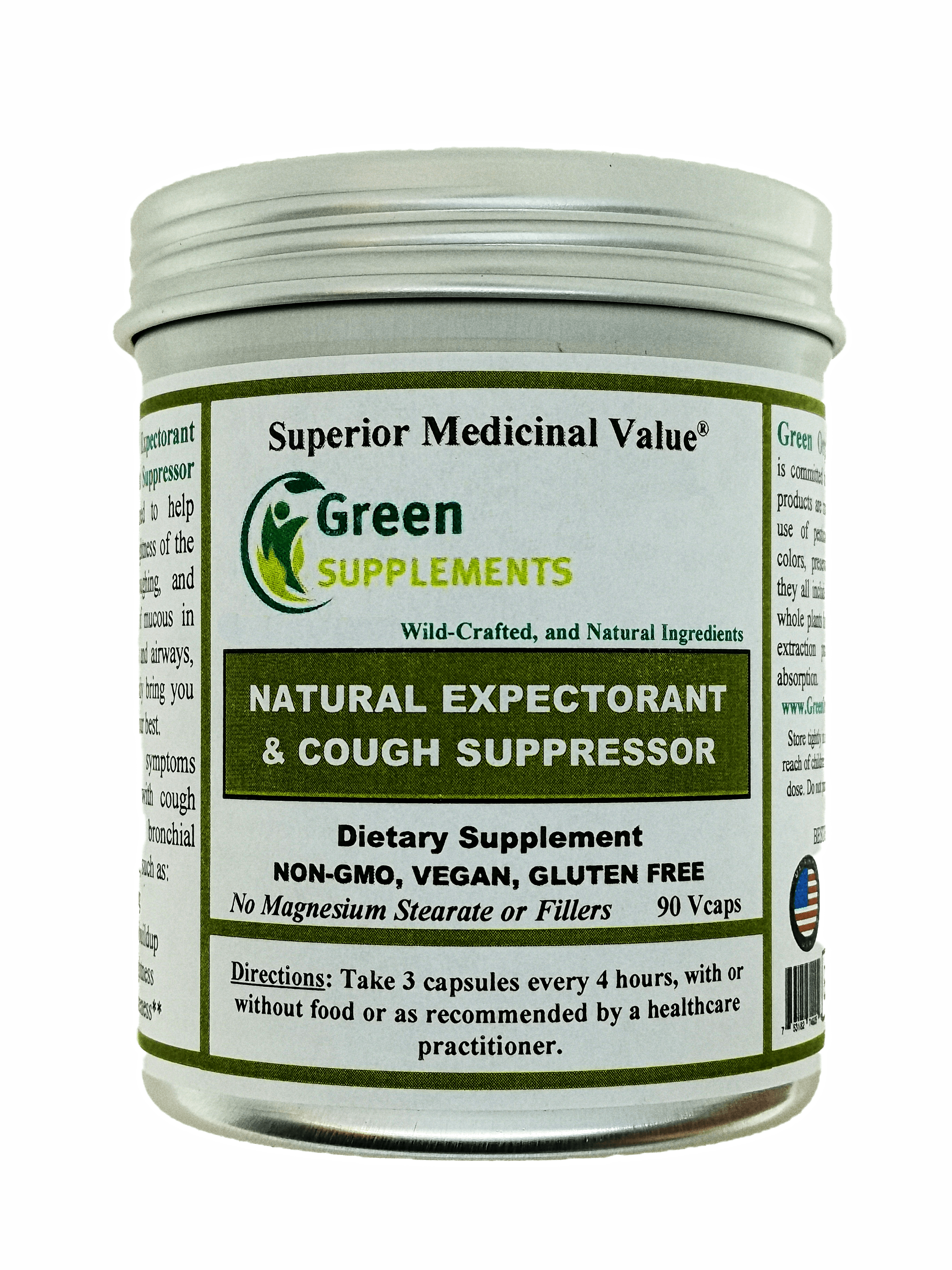 Bronchitis, Cough Suppressor & Expectorant