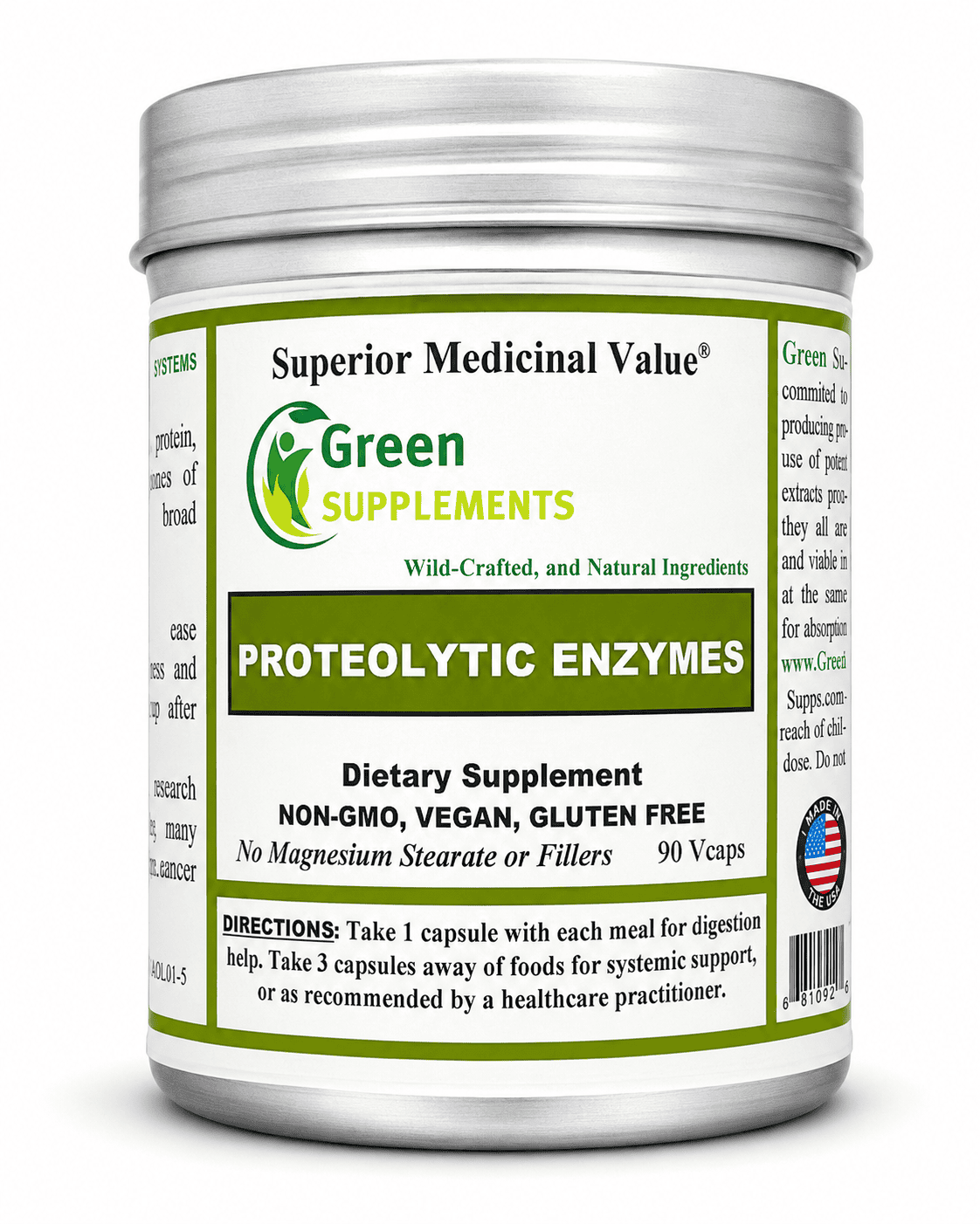 Enzymes, Proteolytic, Digestive & Systemic
