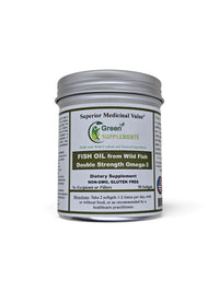 Fish Oil, from Wild Fish & Purified, Double Strength Omega 3