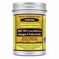 EPA 70%, Omega 3, Fish Oil