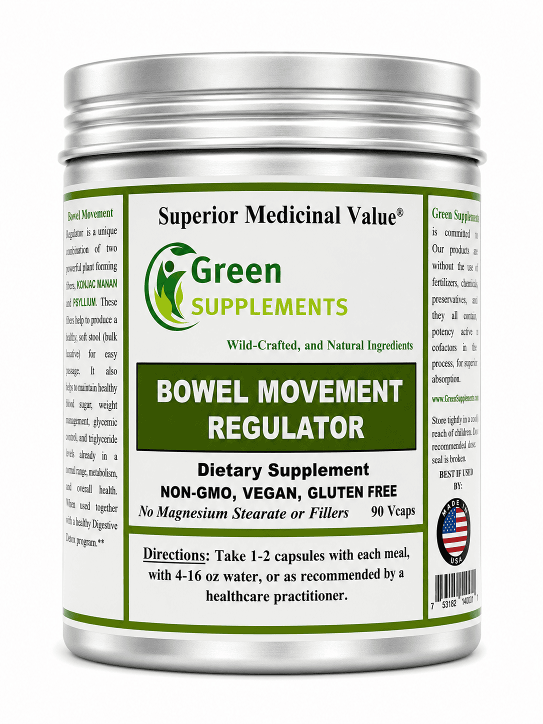 Bowel Movement, Glucomannan