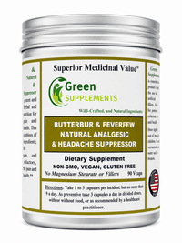 Butterbur, Feverfew, Analgesic, Painkiller, & Headache Suppressor