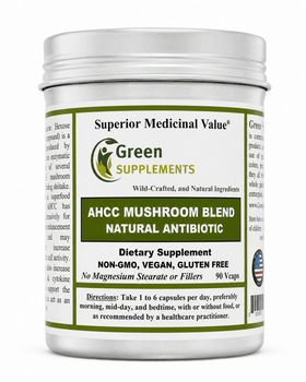 Mushrooms Blend, AHCC, Natural Antibiotic