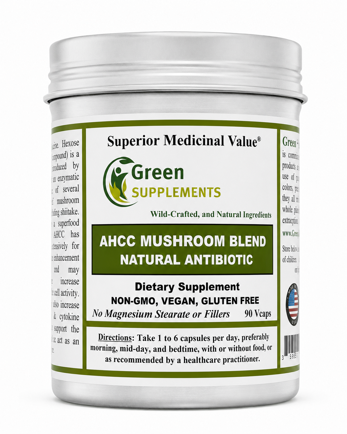 Mushrooms Blend, AHCC, Natural Antibiotic