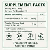Horny Goat Weed, Icariin