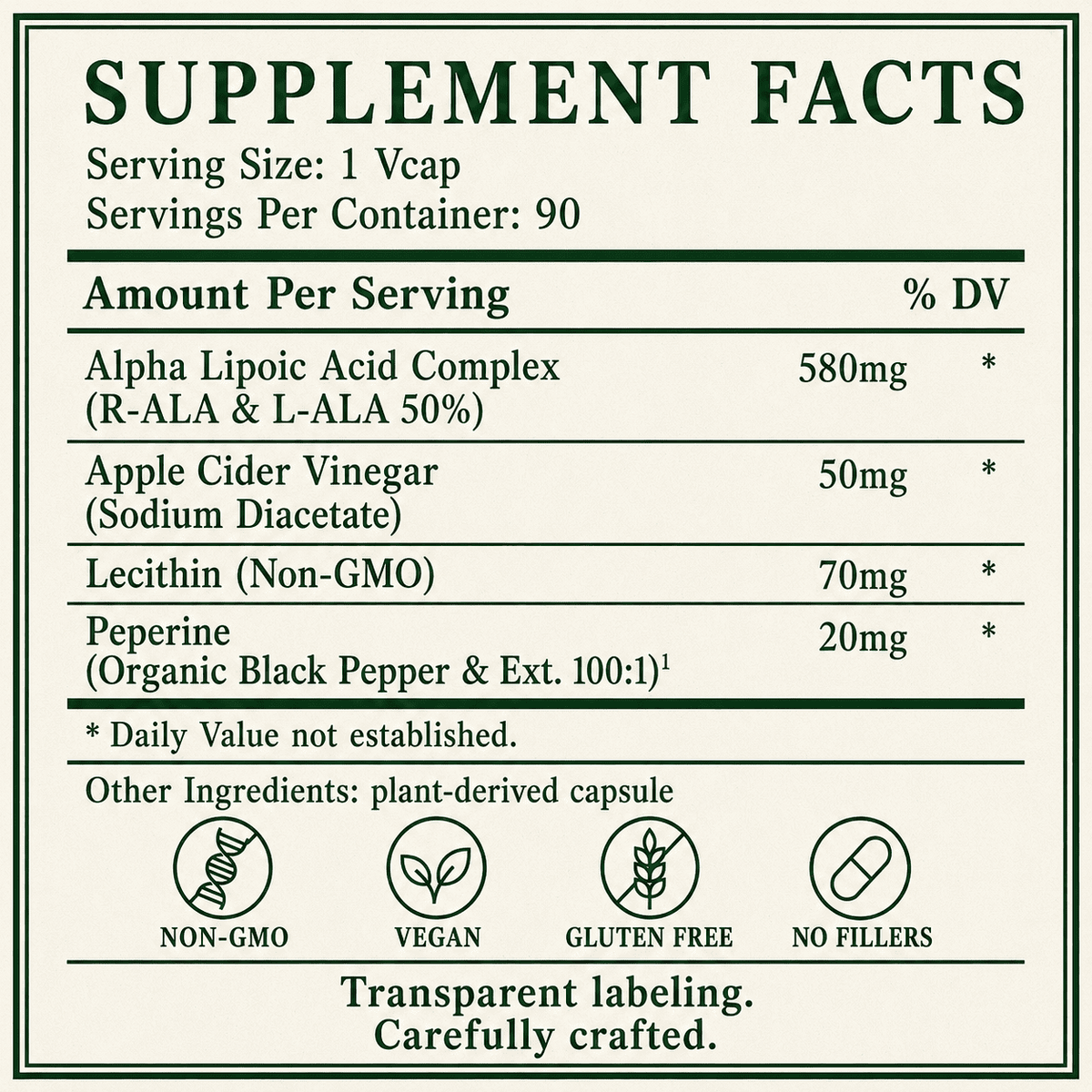 R-Alpha Lipoic Acid, Super, ALA