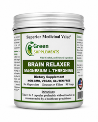 Magnesium L-Threonine, Brain Relaxer, Depression, Anxiety