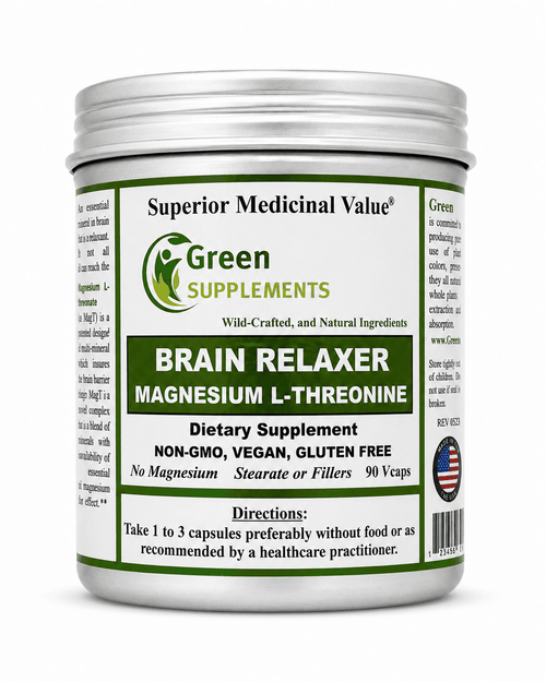 Magnesium L-Threonine, Brain Relaxer, Depression, Anxiety