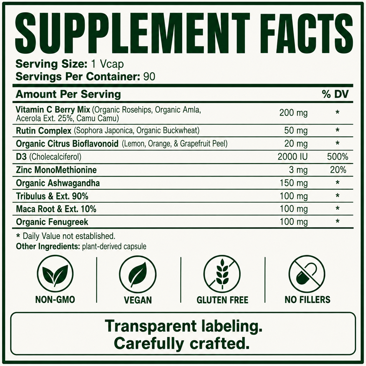 Male/Man, Men's Count Booster, Fertility