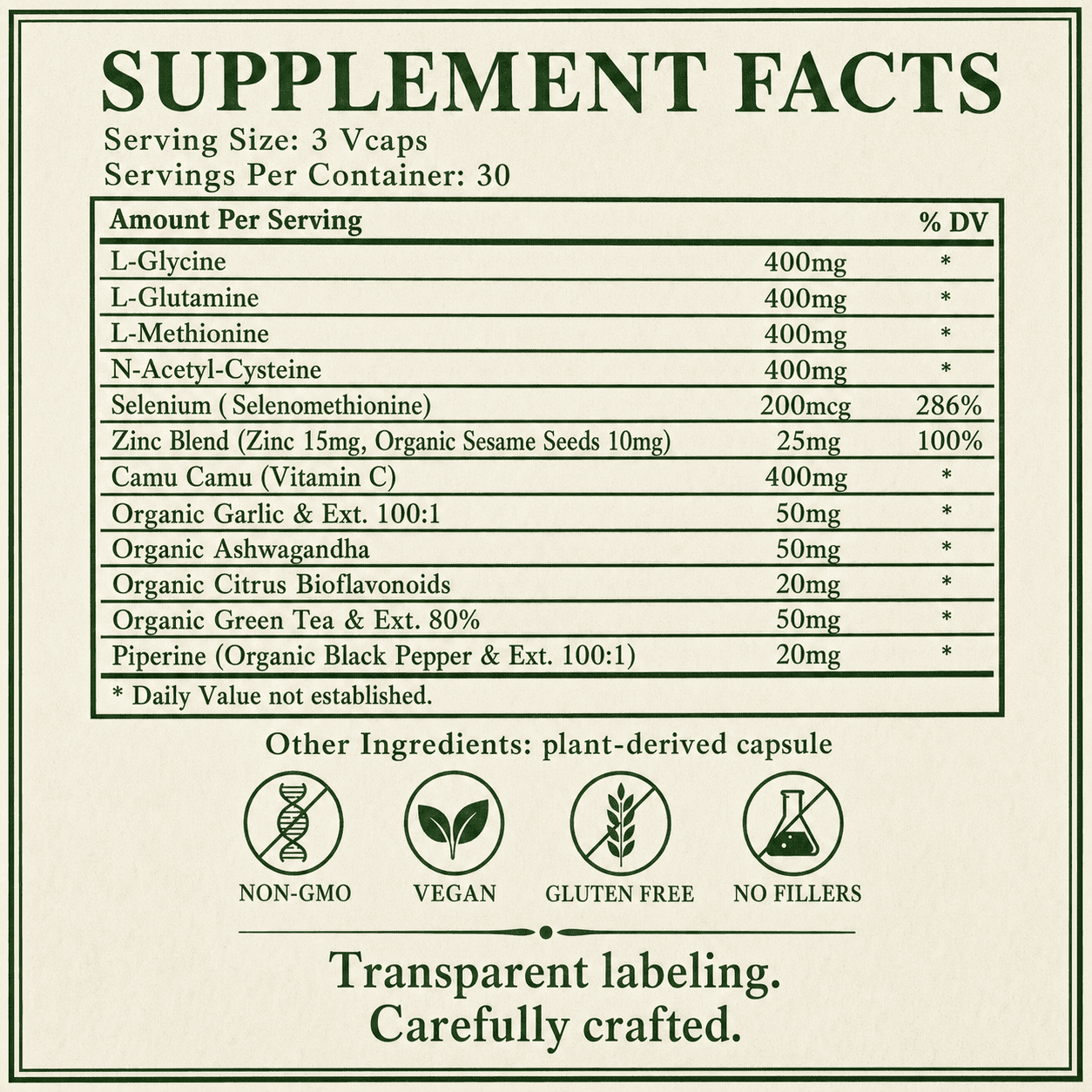 Glutathione Enhancer, Natural, Antioxidant