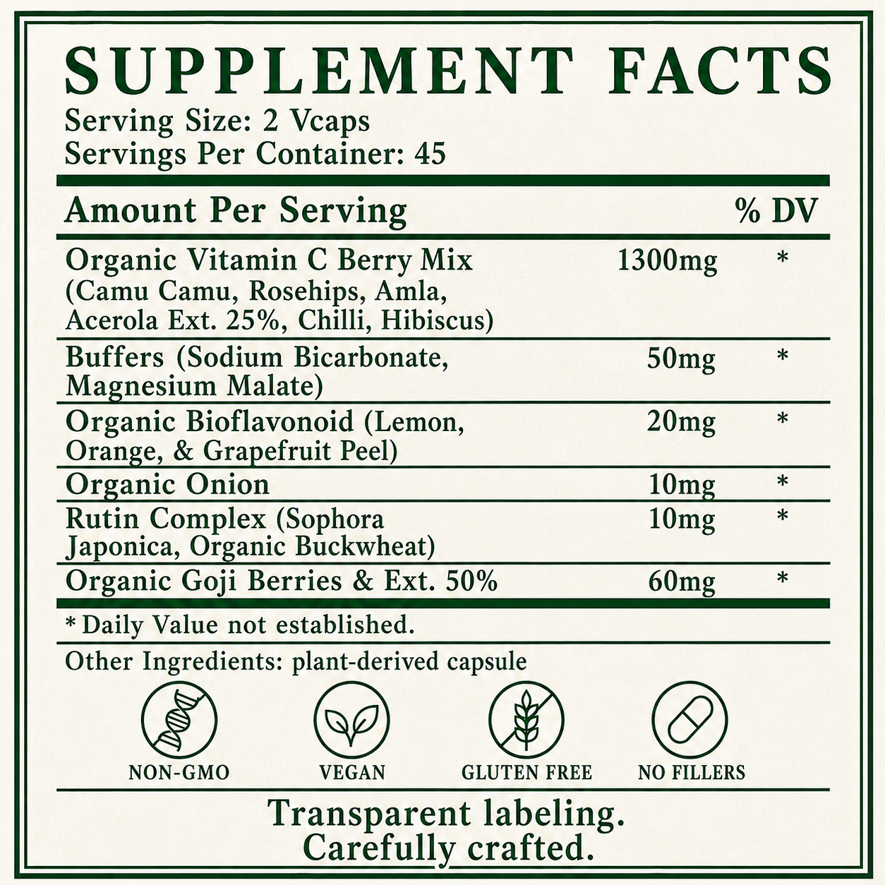 Vitamin C - Complete, Natural from Berries