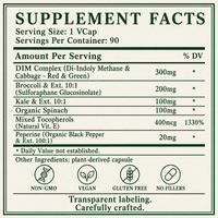 DIM, Diindolylmethane, I-3-C, Indole-3-Carbinol, Broccoli