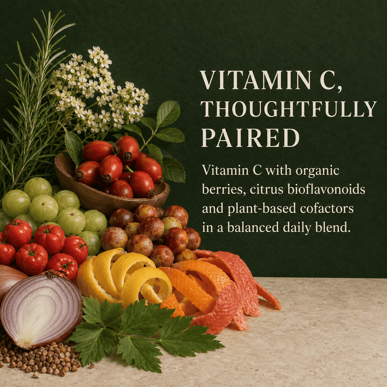Vitamin C - 1000 Plus, Natural from Berries
