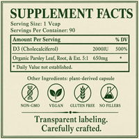 Vitamin D3, 2000IU