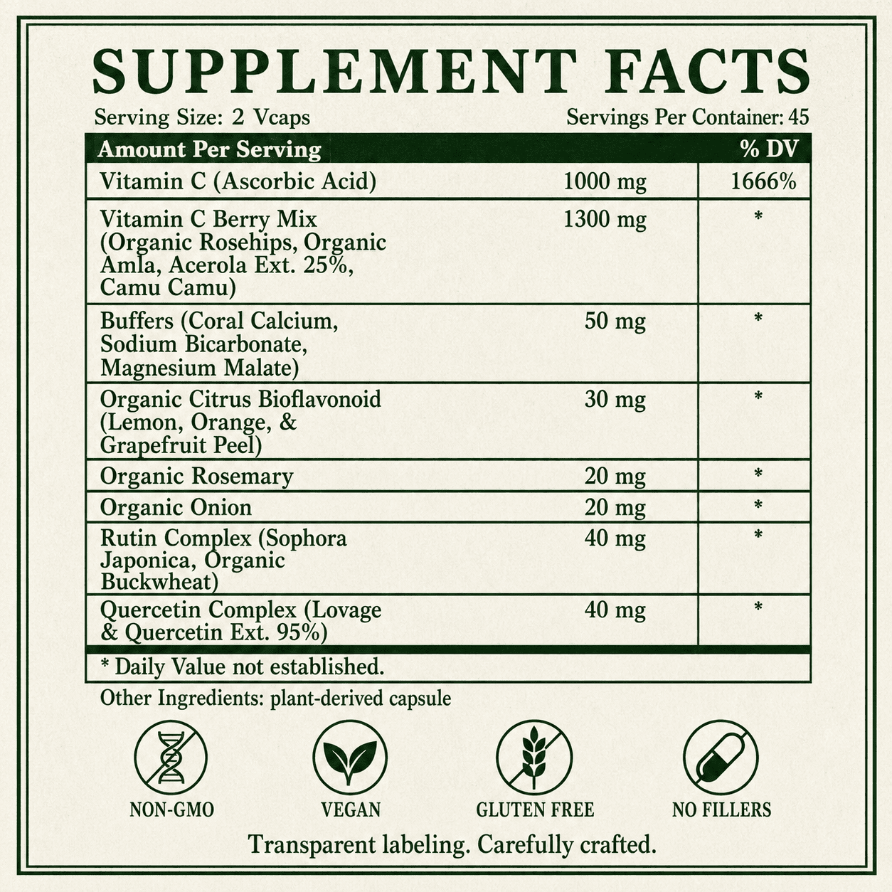Vitamin C - 1000 Plus, Natural from Berries