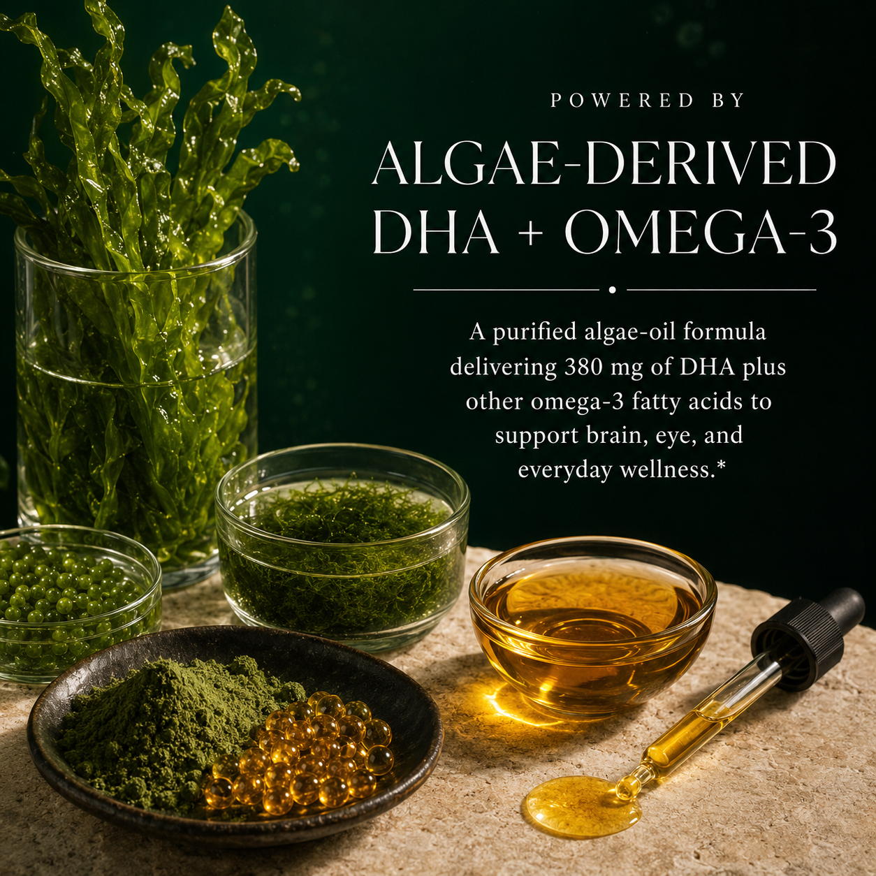 DHA 40%, Omega 3, Algae Oil