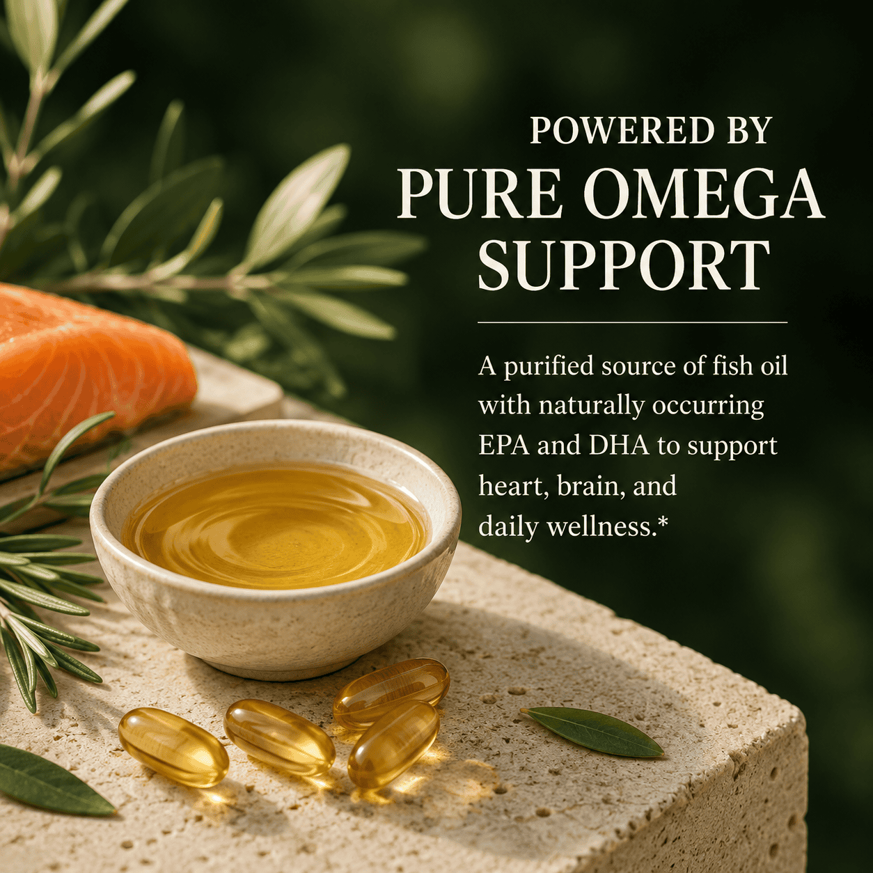 Fish Oil From Wild Fish, Omega 3