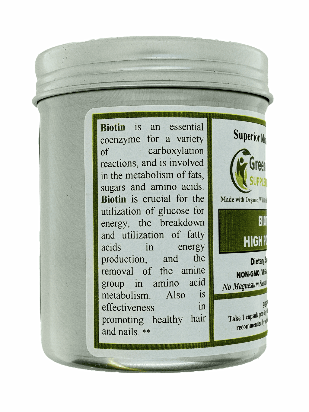 Biotin, High Potency