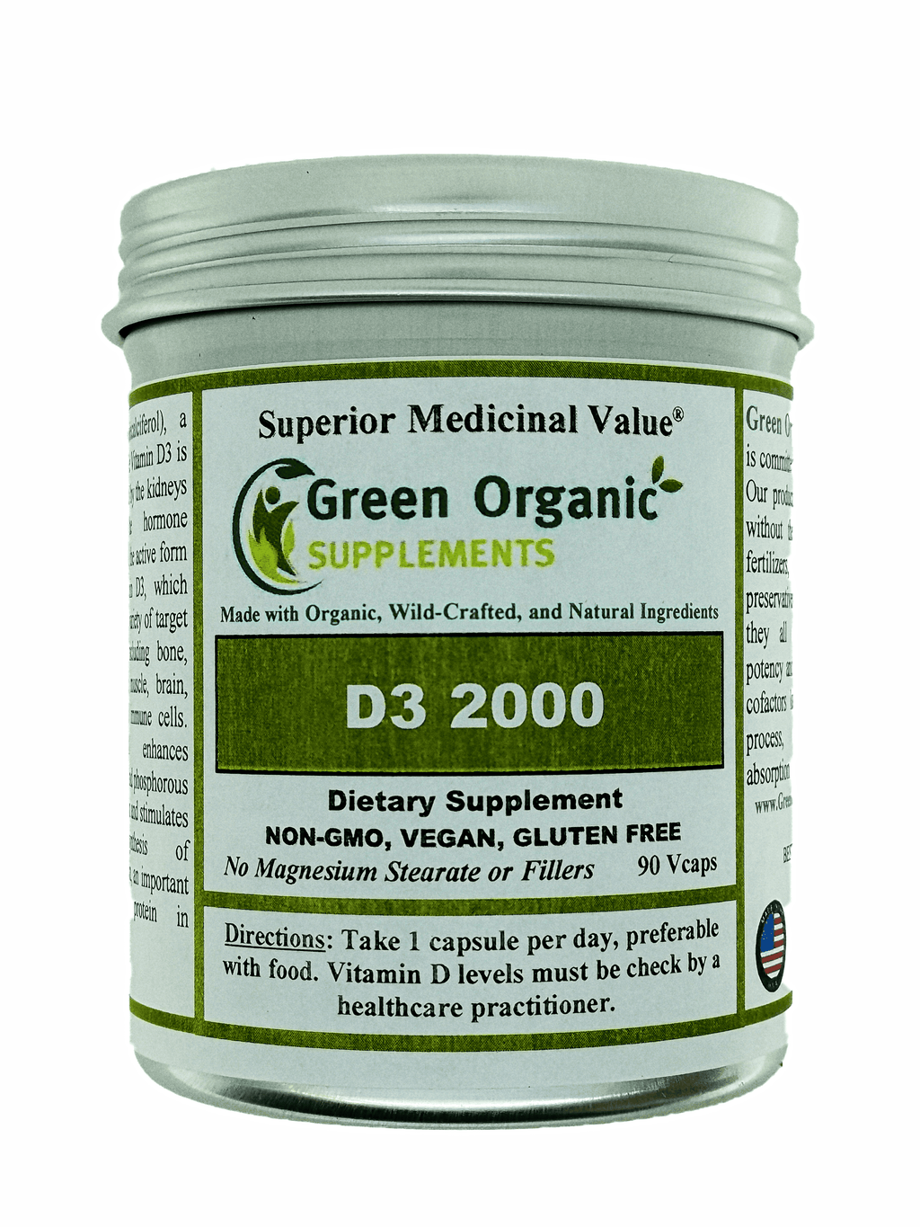 Vitamin D3, 2000IU