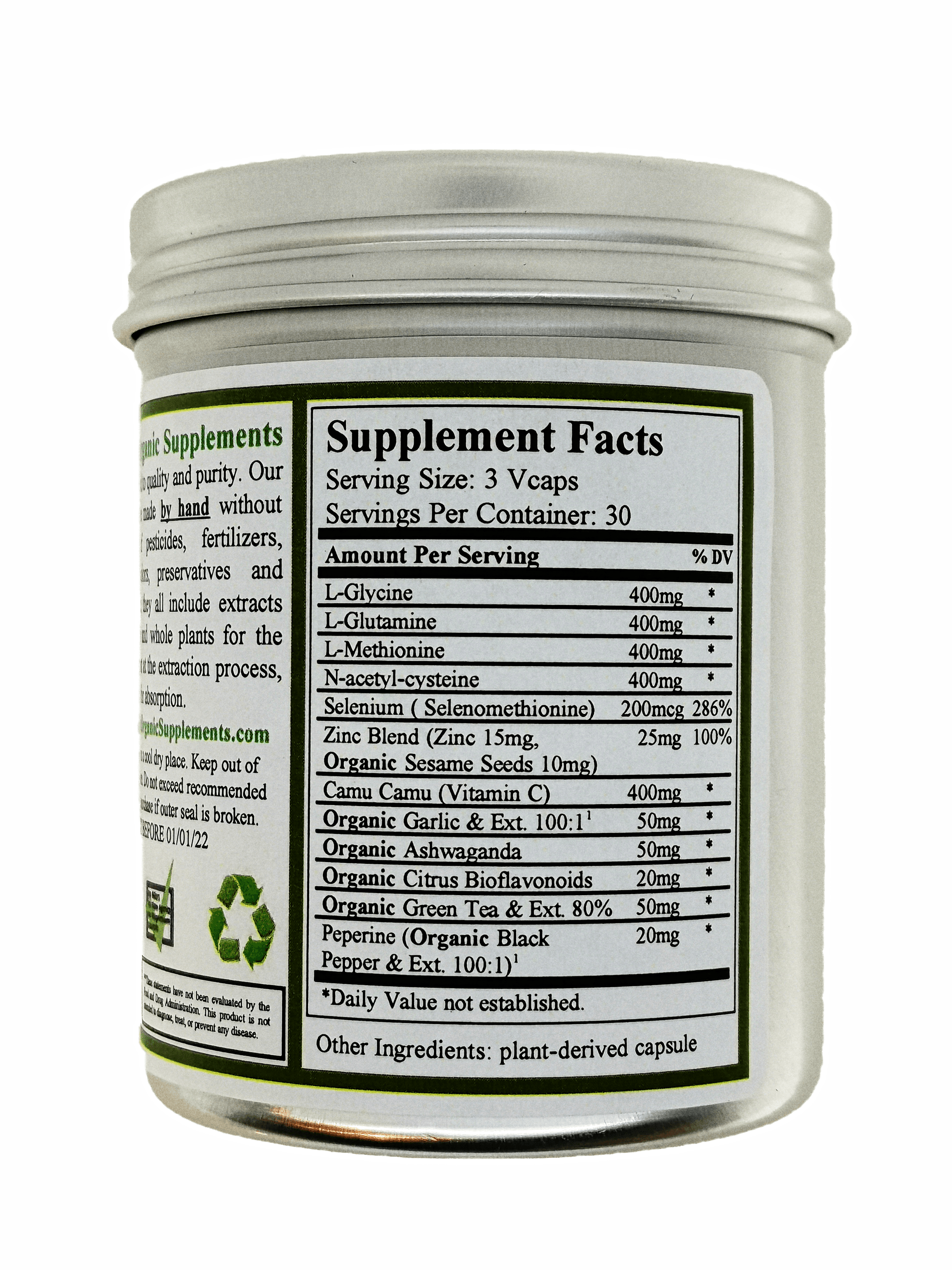 Glutathione Enhancer, Natural, Antioxidant – Green Organic Supplements Glutathione Enhancer, Natural, Antioxidant – Green Organic Supplements