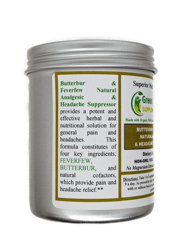 Butterbur, Feverfew, Analgesic, Painkiller, & Headache Suppressor