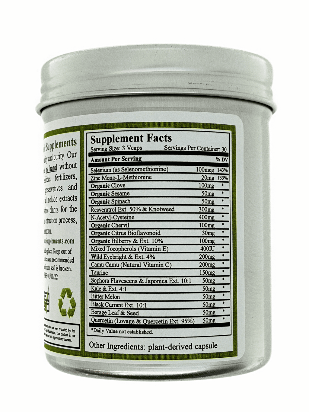 Macular Degeneration Support (Dry) – Green Organic Supplements