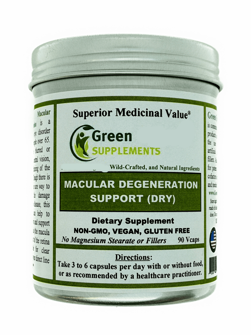Macular Degeneration Support (Dry) – Green Organic Supplements