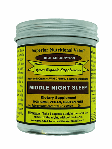 Buy organic vitamins & Supplements - Middle Night Sleep 