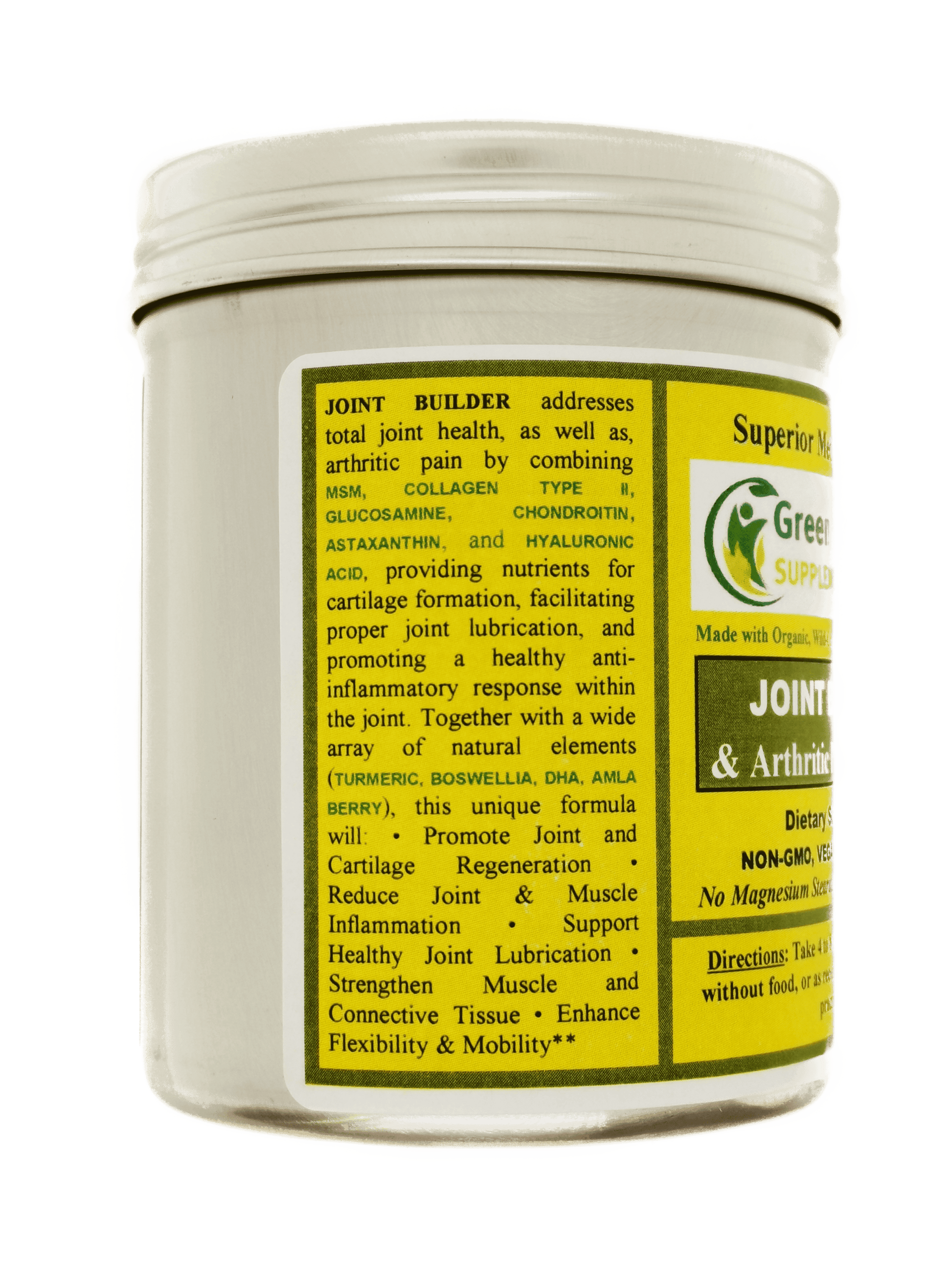 Natural Joint Pain Relief Supplements -Green Organic Supplements 