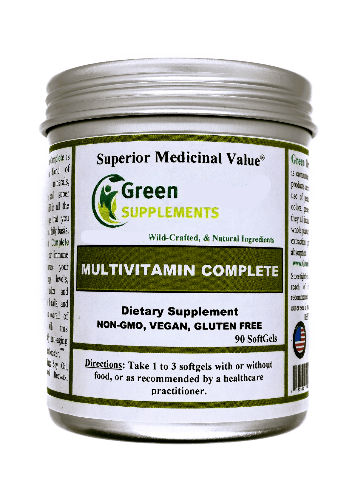 Multivitamin Complete Daily Nutrition for Energy And Immunity – Green ...
